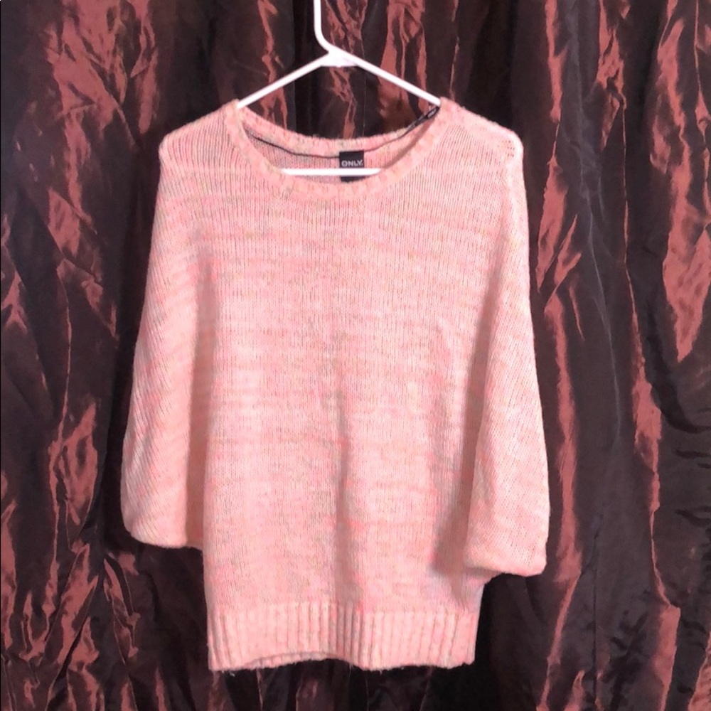 Only brand Shorty pink knit sweater
